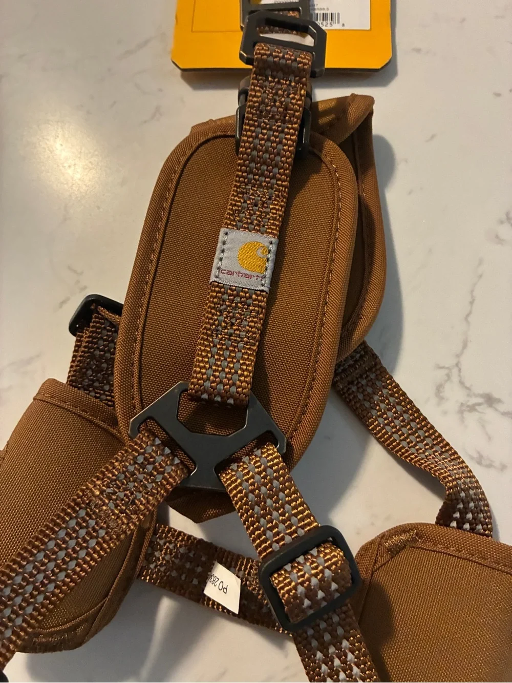 Carhartt Nylon Duck Training Dog Harness Small 17–22” Chest Brown NWT Cordura